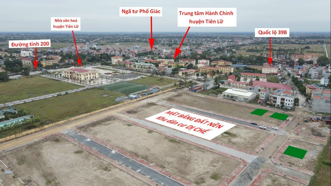 tiện ích dự án đất đấu giá dị chế tiên lữ