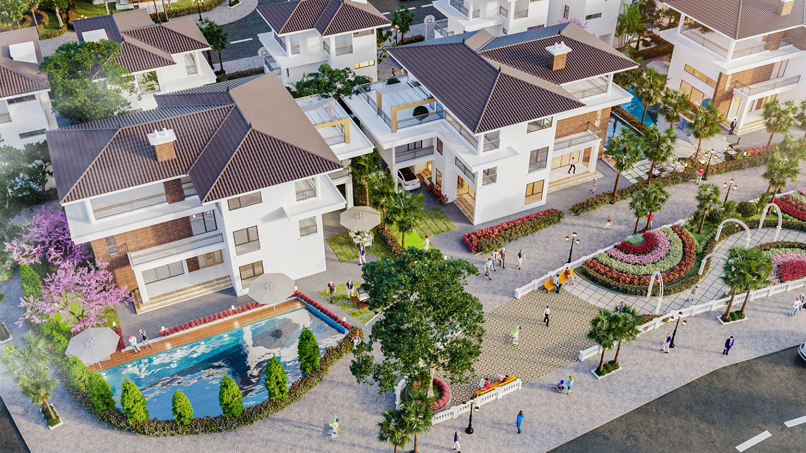 biệt thự song lập v meloday villas hòa lạc