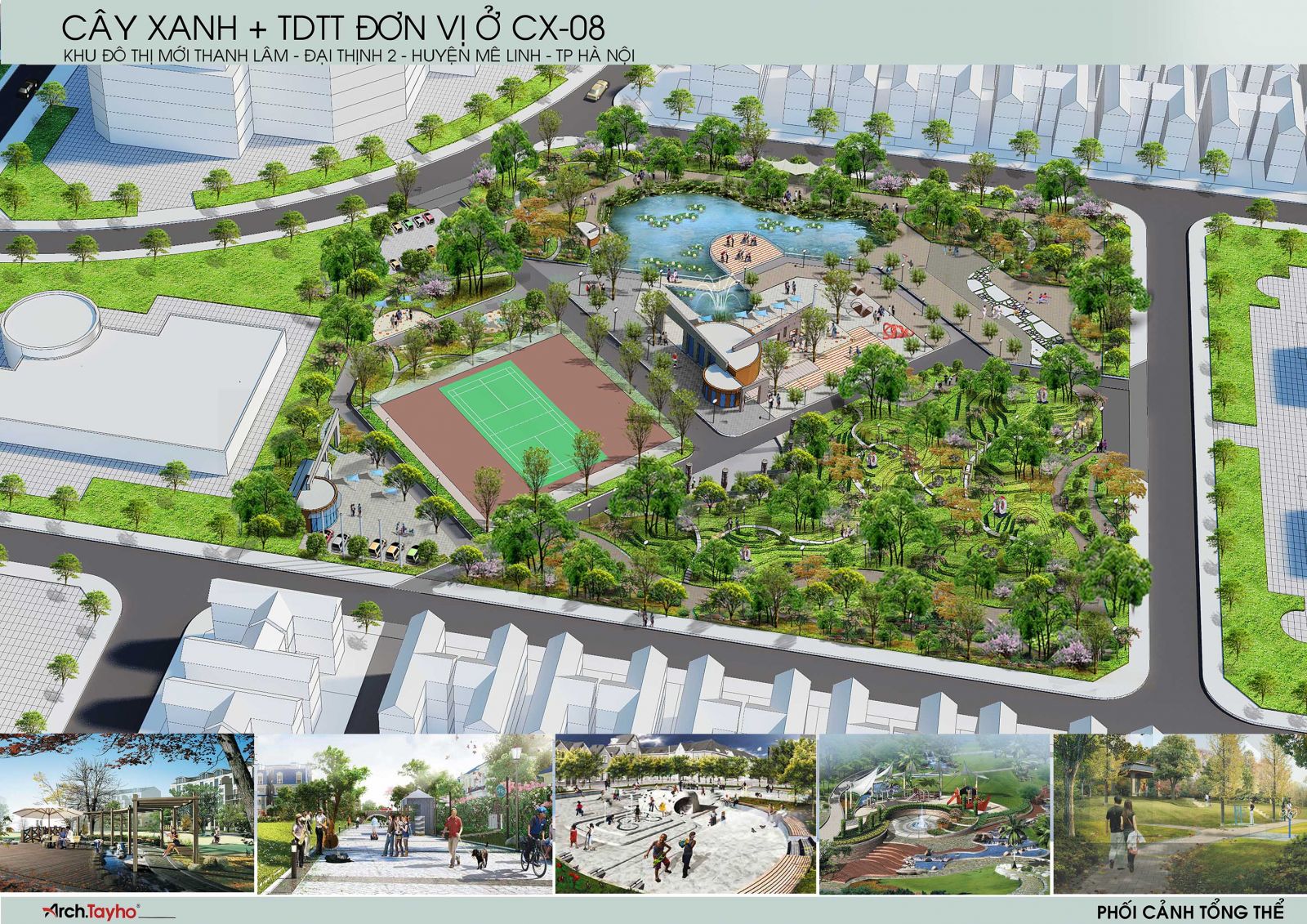 tiện ích dự án hud mê linh central