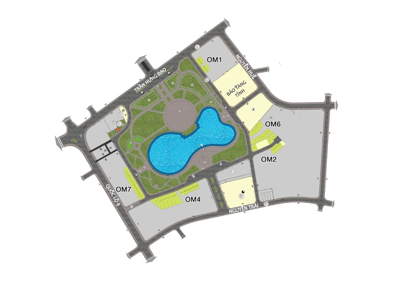 mặt bằng dự án fidel central park đông hà quảng trị