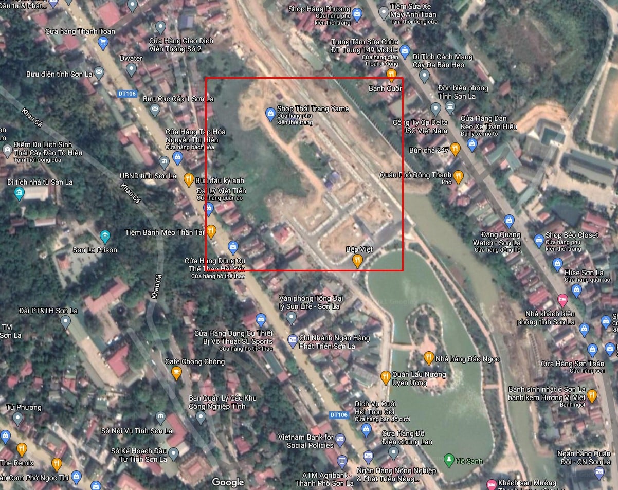 vị trí dự án tnr grand palace sơn la