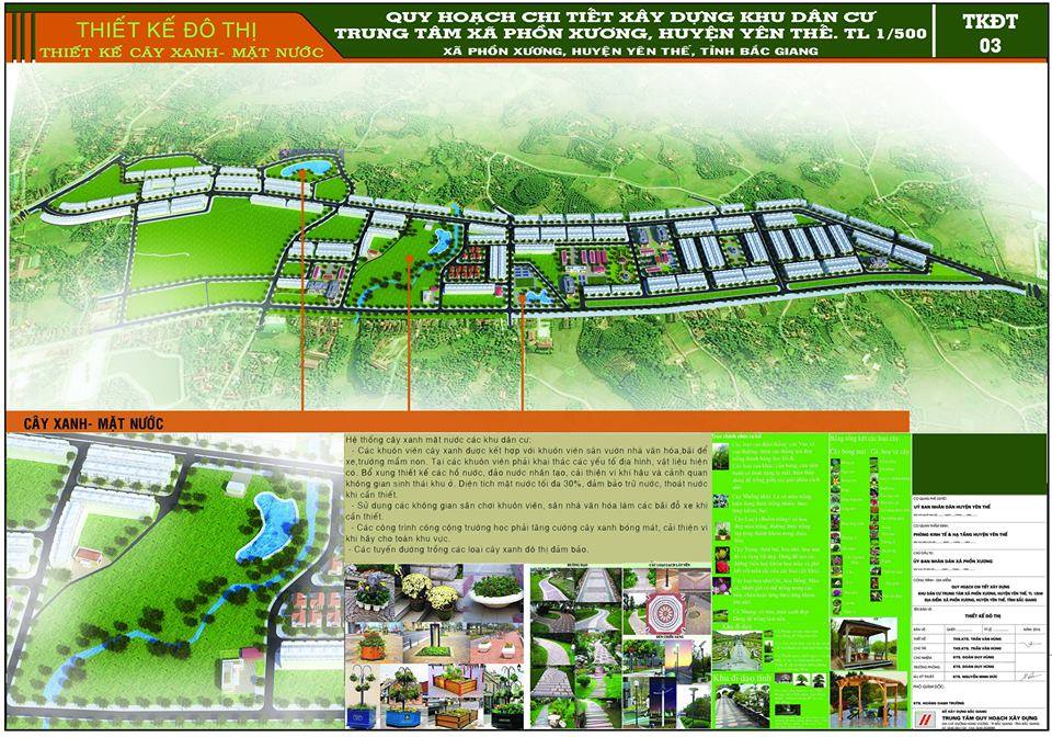 vị trí dự án phồn xương central park yên thế bắc giang