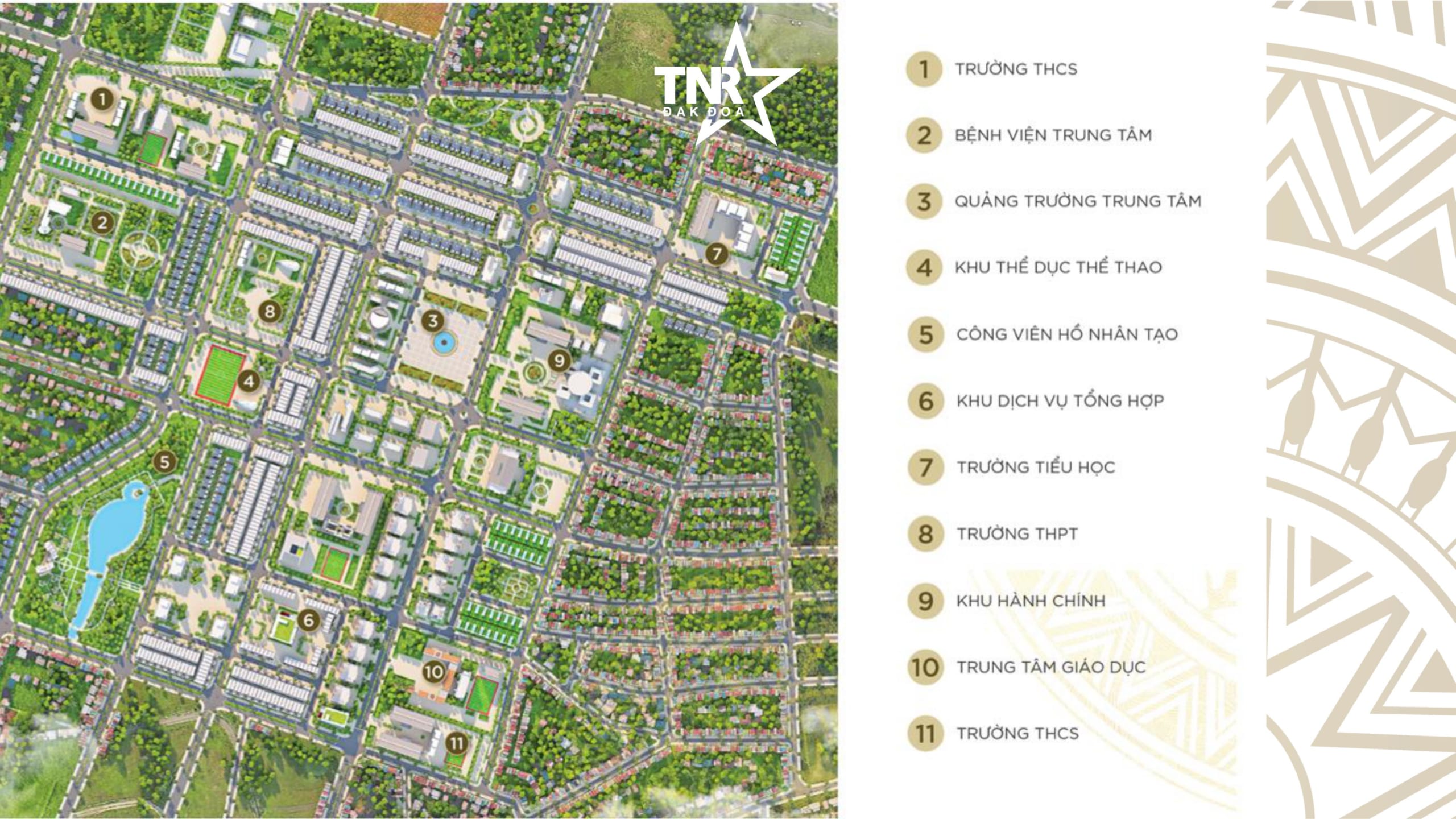 tiện ích dự án tnr stars đak đoa gia lai