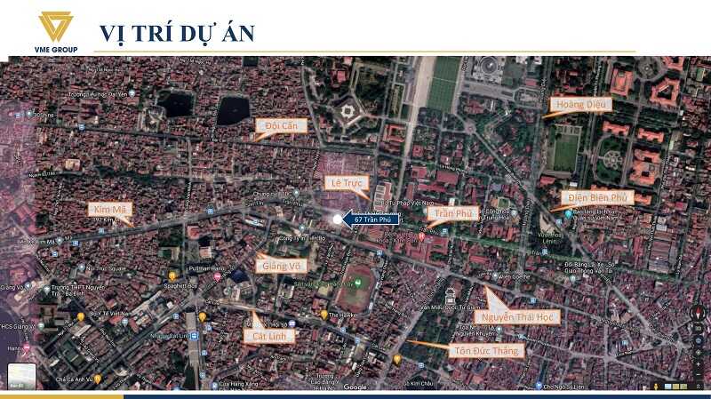vị trí dự án discovey central 67 trần phú