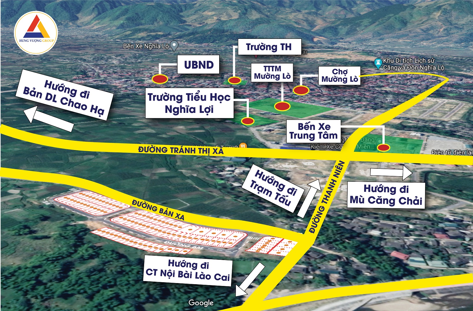 liên kết vùng dự án new sapa riverside nghĩa lộ yên bái