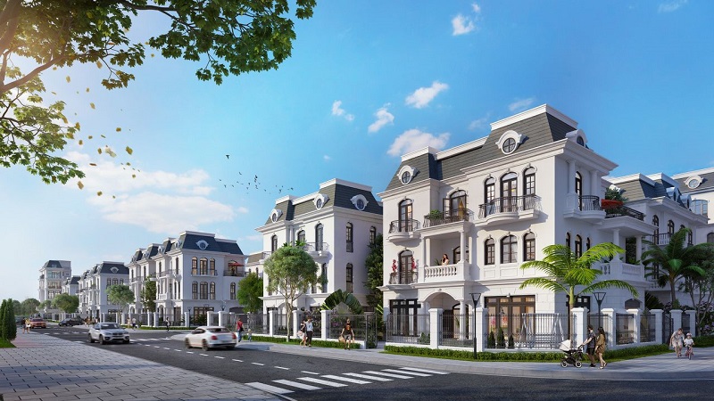 biệt thự dự án vinhomes dream city văn giang hưng yên
