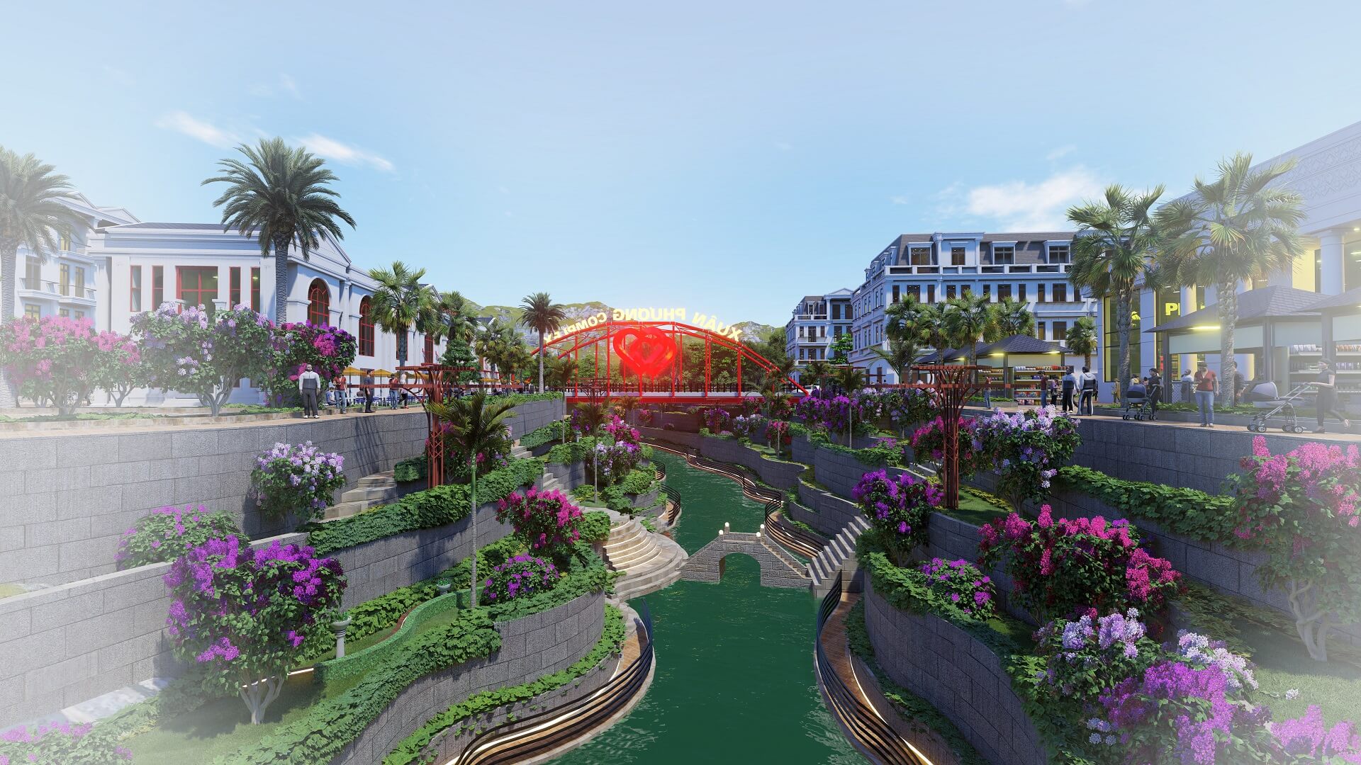 phối cảnh dự án xuân phương complex thái nguyên