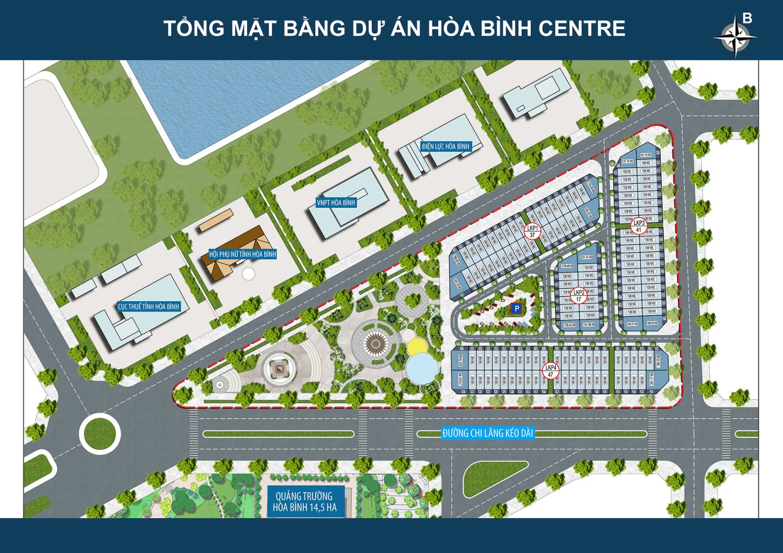 mặt bằng dự án tsg hòa bình centre
