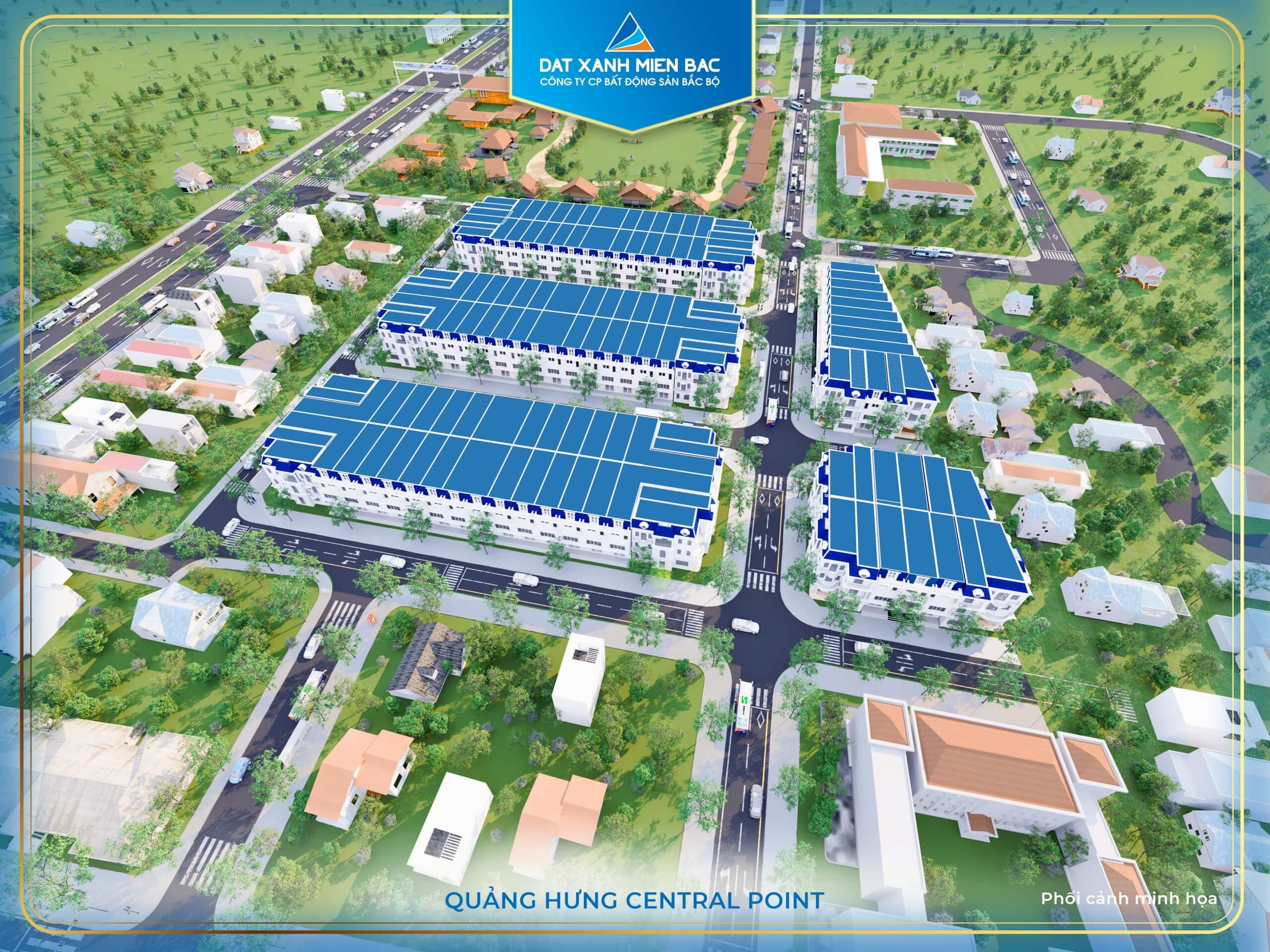phối cảnh dự án quảng hưng central point