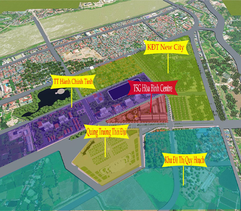 vị trí dự án tsg hòa bình centre
