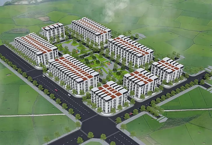 phối cảnh dự án hoàng hà riverside dương kinh