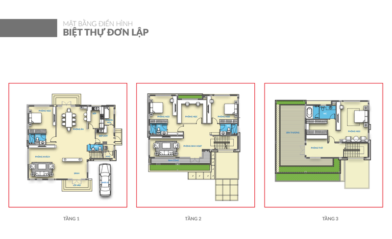 mặt bằng biệt thự đơn lập lan viên villa đặng xá