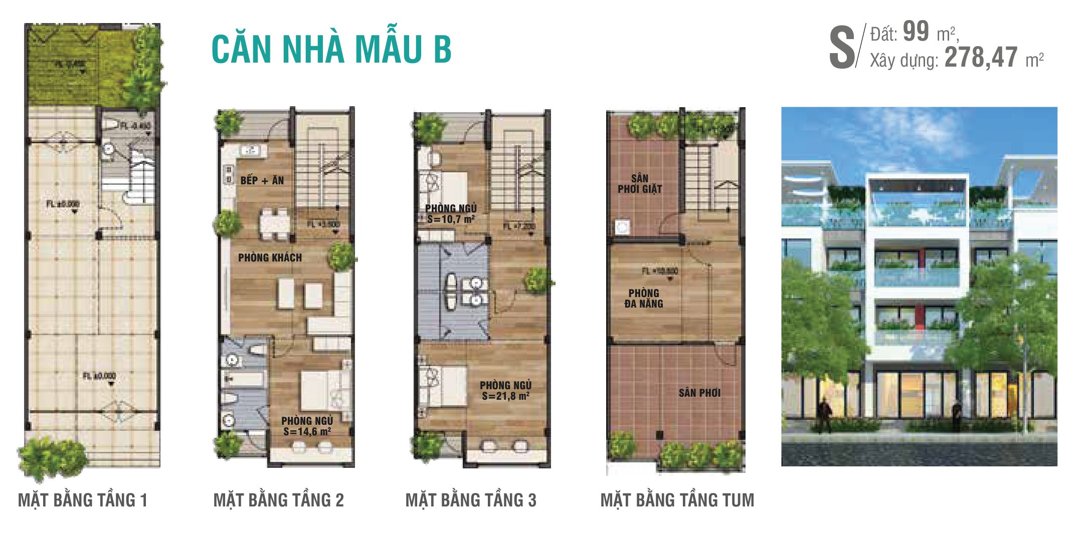 thiết kế shophouse viglacera yên phong mẫu b