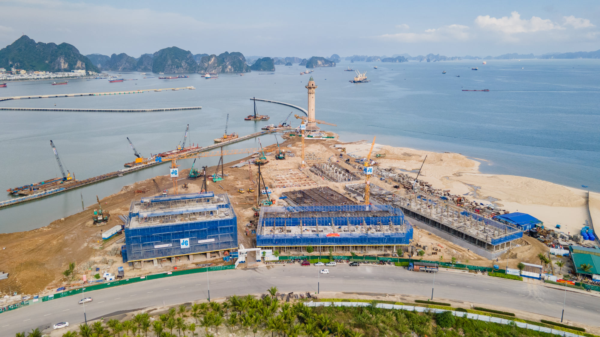 tiến dộ dự án sun marina hạ long