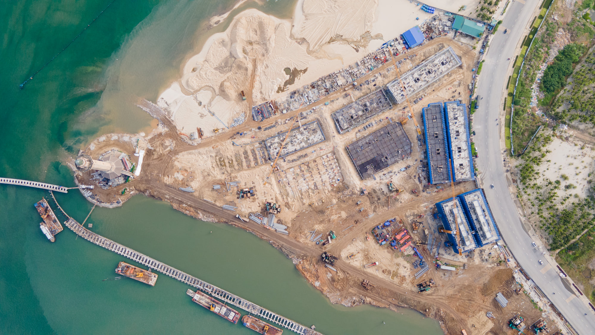 tiến dộ dự án sun marina hạ long