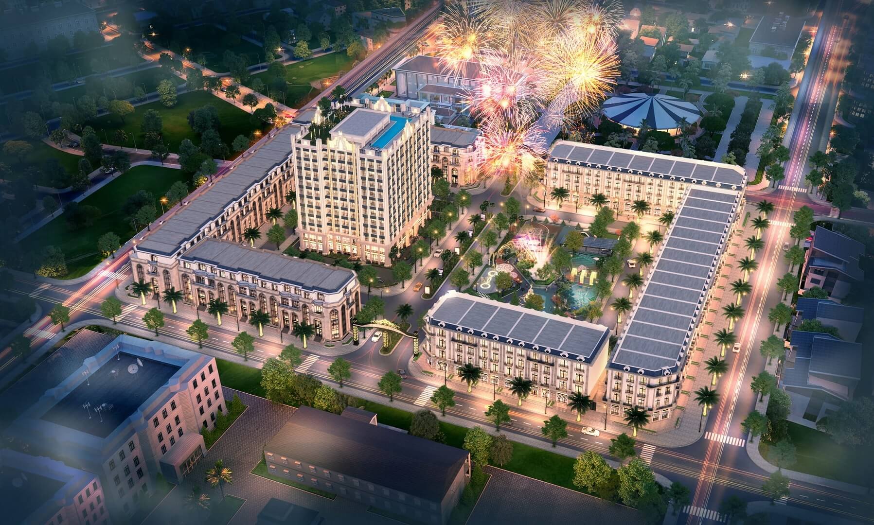 phối cảnh dự án d' metropole chateau hà tĩnh