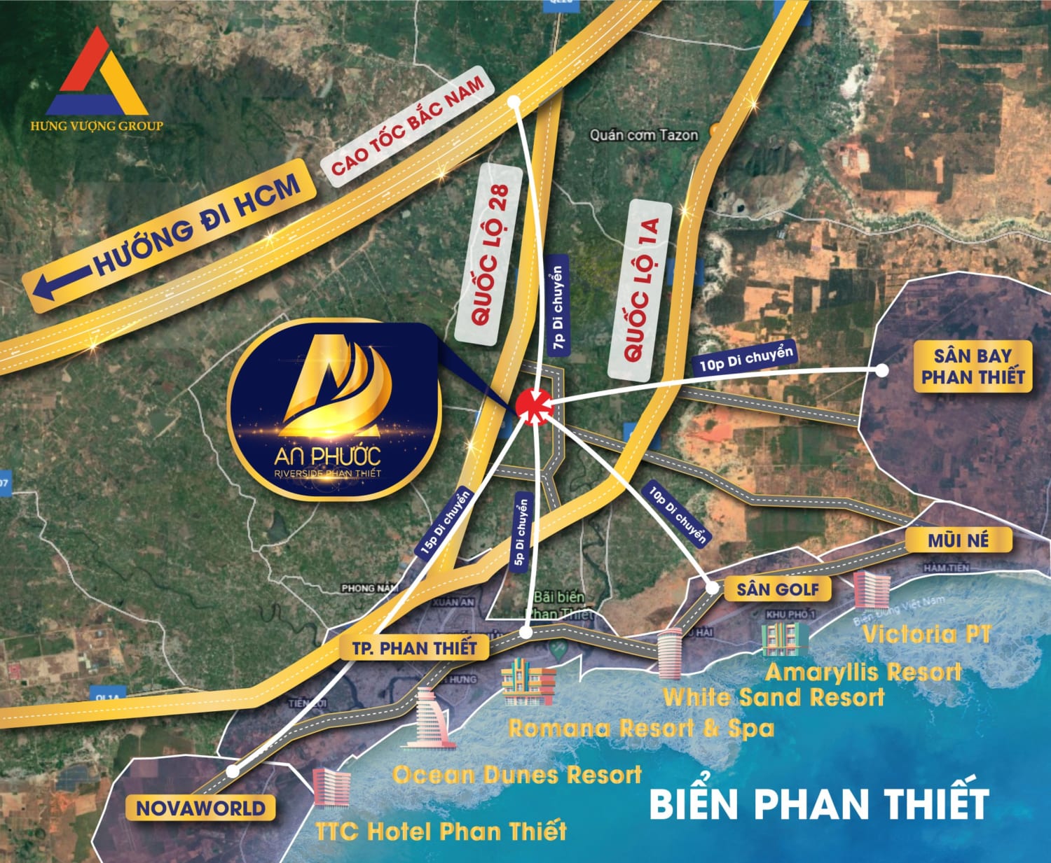 liên kết vùng dự án an phước riverside phan thiết