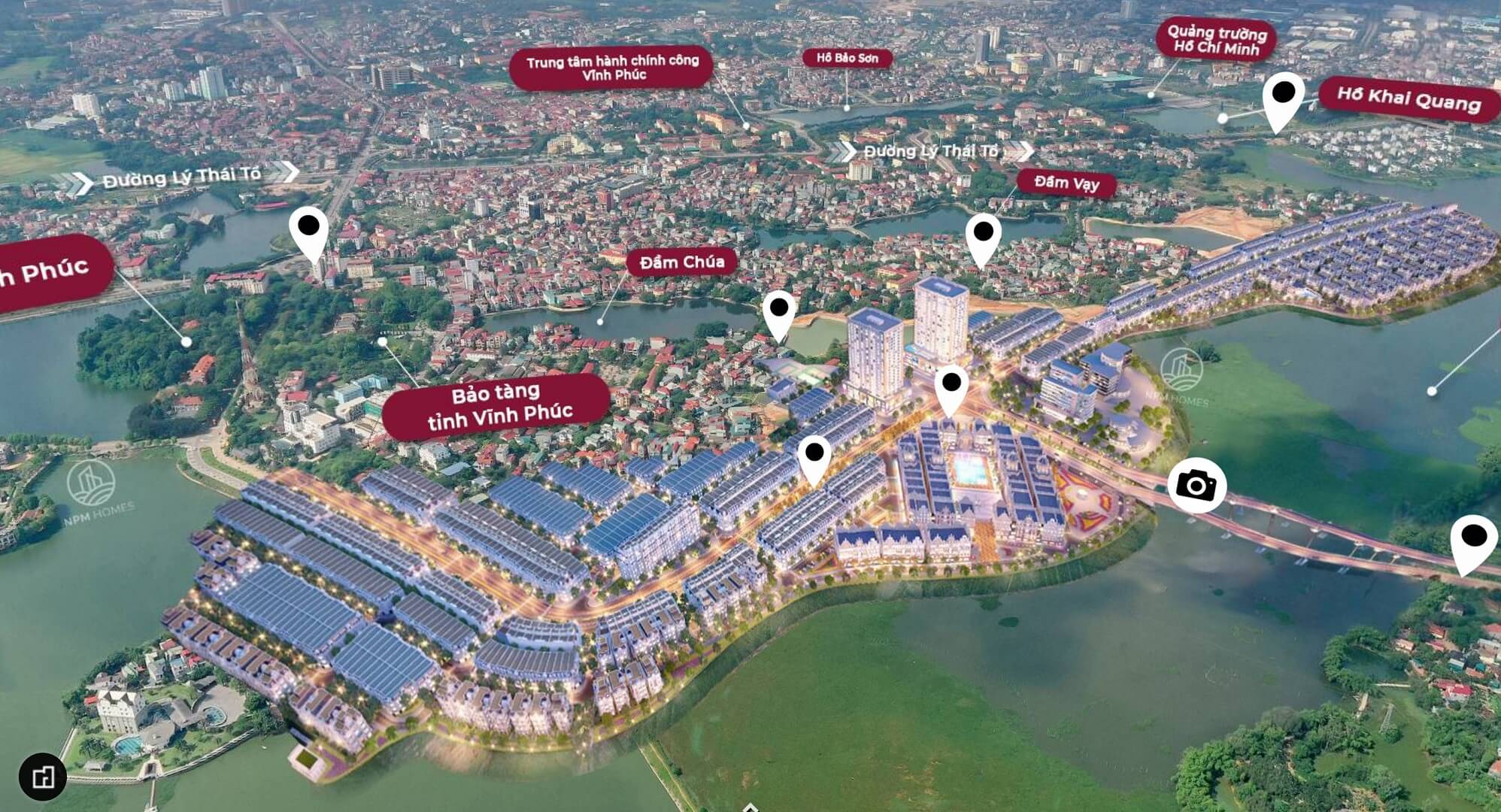 liên kết vùng dự án river bay vĩnh yên bắc đầm vạc