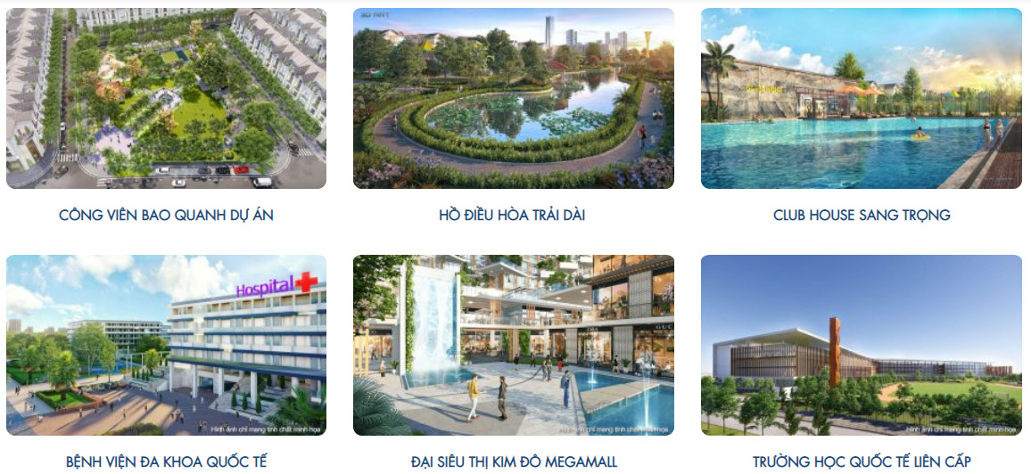 tiện ích dự án kim đô policity yên phong