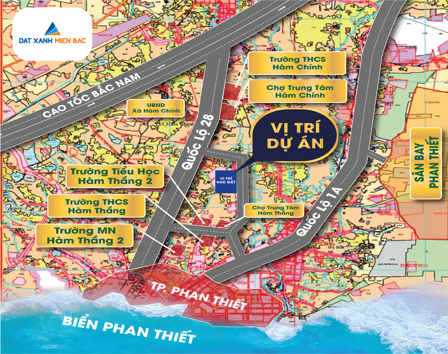 vị trí dự án an phước riverside phan thiết