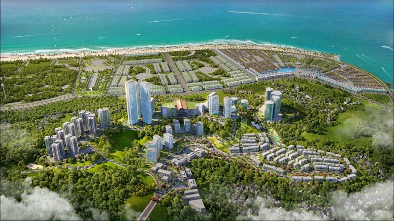 phối cảnh tổng thể dự án hạ long star bãi cháy