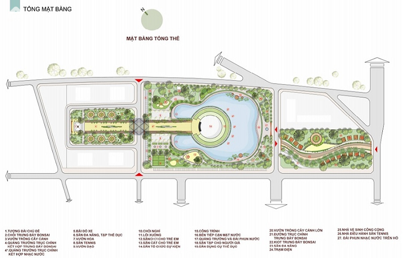 tiện ích dự án sol lake villa đô nghĩa dương nội
