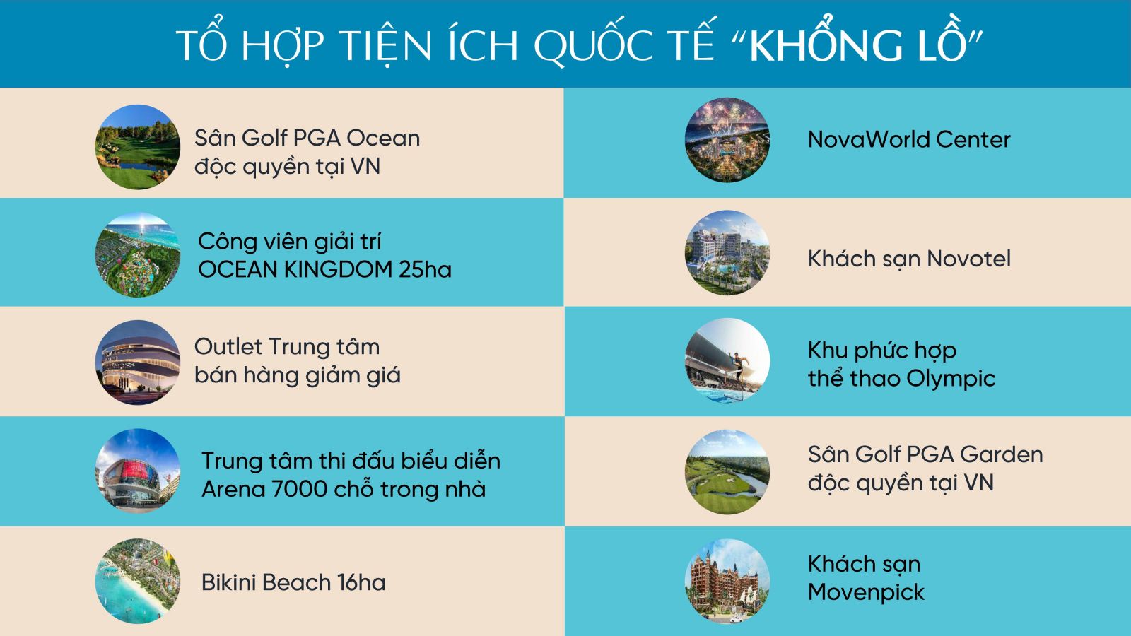 tiện ích dự án