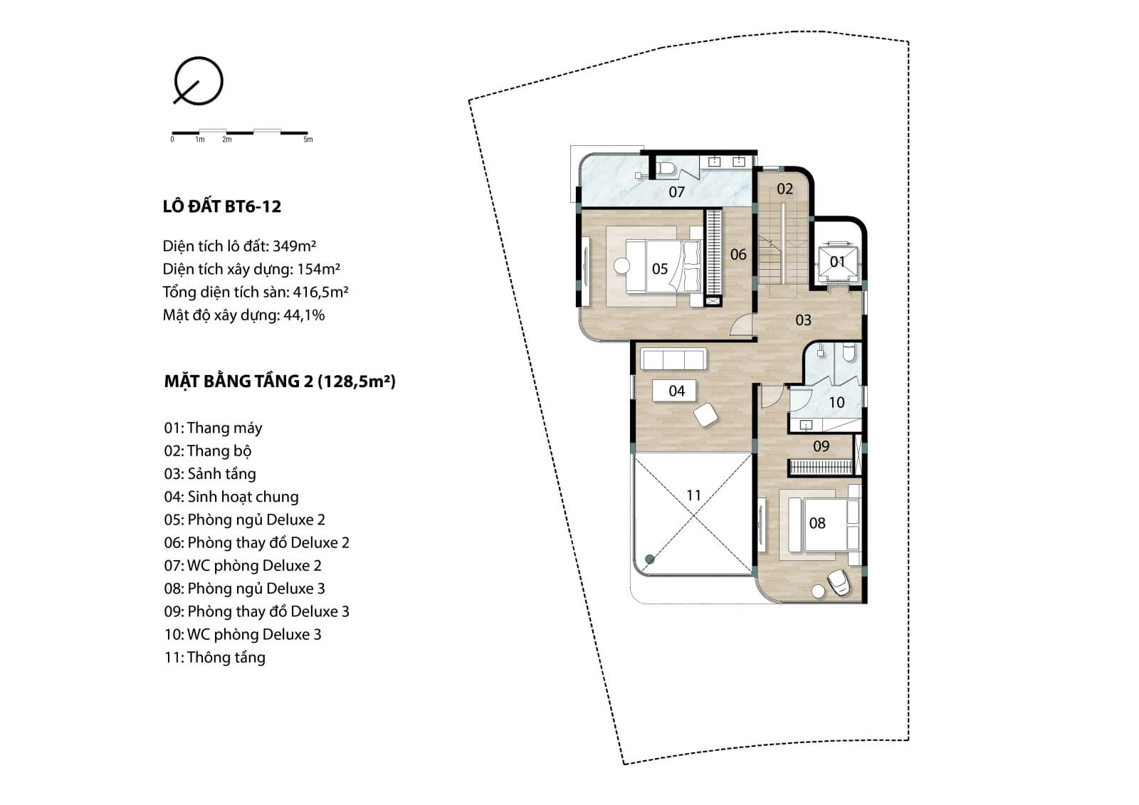 thiết kế biệt thự regal victoria b1 tầng 2