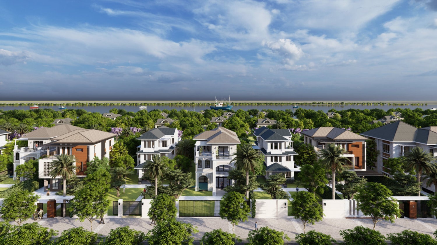 biệt thự dự án nam long central lake cần thơ