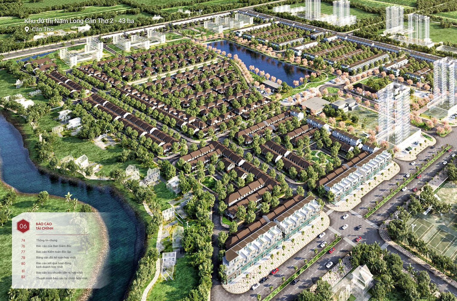 phối cảnh dự án nam long central lake cần thơ