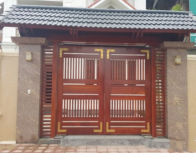 Màu sơn cổng nhà đẹp với mệnh Kim