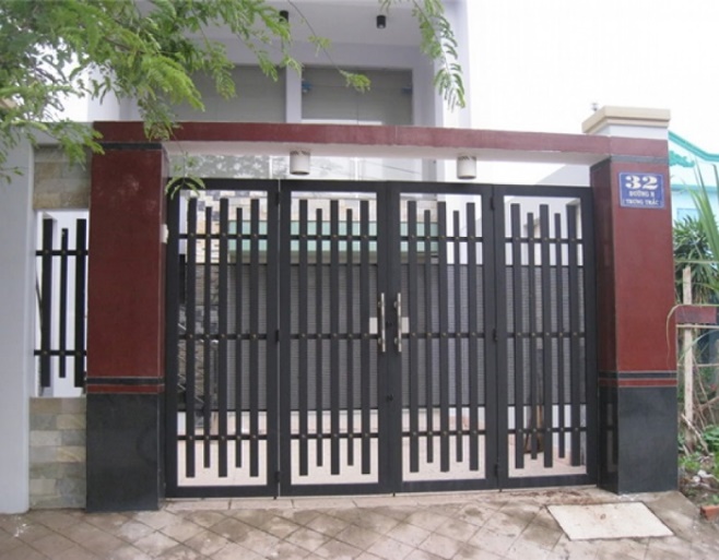 Màu sơn cổng nhà đẹp mệnh Mộc
