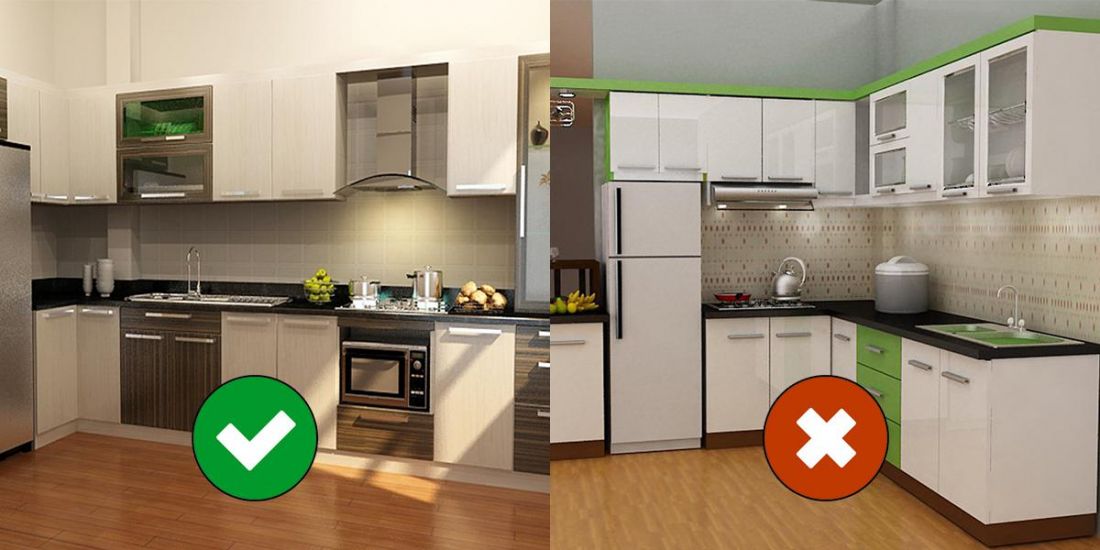 Cách bố trí nhà bếp