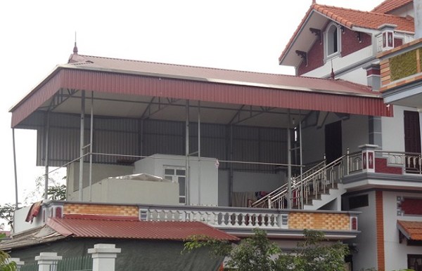 Các mẫu mái che sân thượng đẹp hiện nay