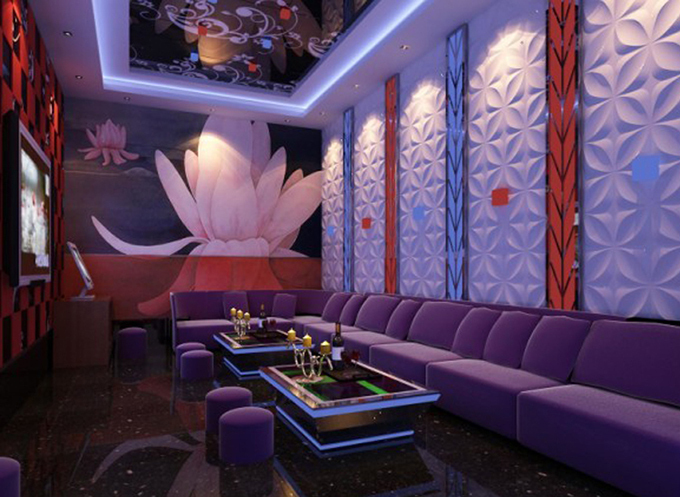 Mẫu gạch 3D cho phòng karaoke