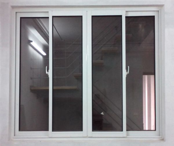 Cửa sổ nhôm kính 2 cánh trượt lùa