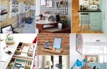 Dọn dẹp văn phòng tại nhà chuẩn bị đón Tết