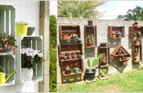 Tận dụng thanh pallet trang trí không gian ngoài trời