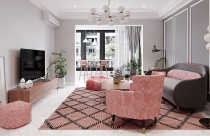 Căn hộ nhỏ sang trọng với phong cách Bắc Âu