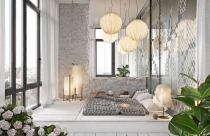 Những mẫu thiết kế phòng ngủ đẹp cho mùa hè mát mẻ