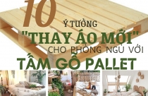 10 ý tưởng “thay áo mới” cho phòng ngủ với tấm gỗ pallet