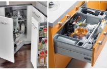 Cách bố trí các ngăn tủ bếp đẹp, ngăn nắp