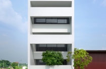 Nhà phố 4 tầng ấn tượng trên khu đất nhỏ tại Bắc Ninh