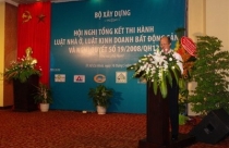 Hội nghị tổng kết thi hành Luật Nhà ở và Luật Kinh doanh BĐS