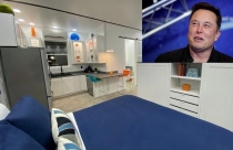 Bên trong căn nhà thuê 36m2 của tỷ phú Elon Musk