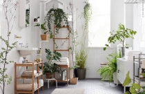 Trang trí phòng tắm mang phong cách Bohemian quyến rũ