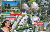 3 căn biệt thự trị giá hơn 30 triệu USD của Adele tại Beverly Hills