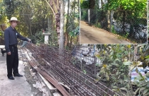 Tự ý rào đất công không cho người khác xây cầu