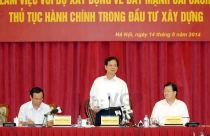 Cắt giảm 1/3 số thủ tục hành chính trong đầu tư xây dựng