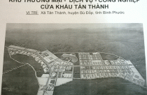 Bình Phước: Quy hoạch xây dựng 1/2.000 Khu thương mại - Dịch vụ - Công nghiệp cửa khẩu Tân Thành